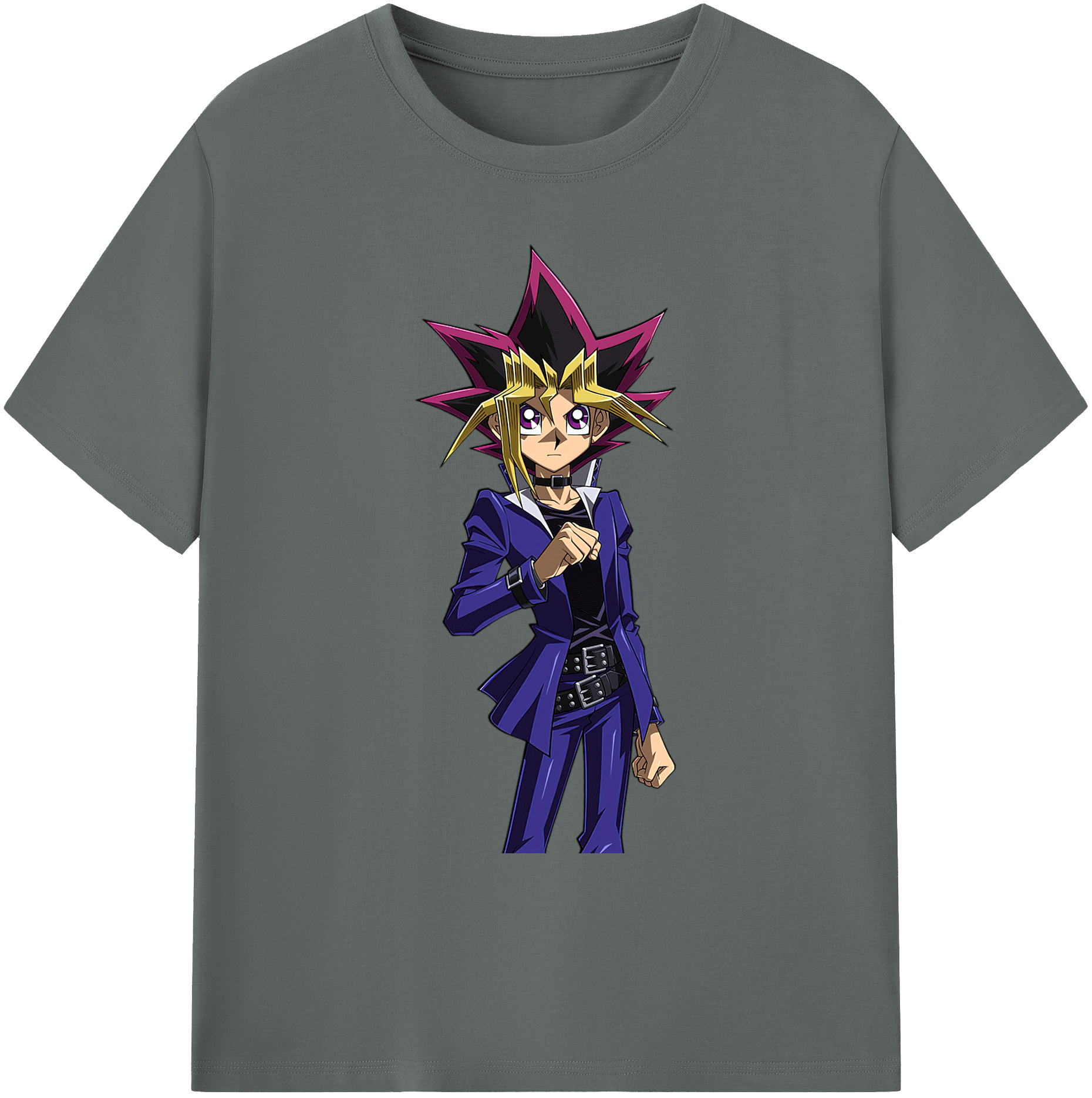 （画像用） 遊☆戯☆王 Yu-Gi-Oh! 綿100％ メンズ半袖Tシャツ｜肌触りやわらか＆通気性